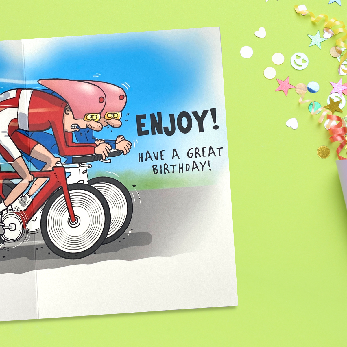 The boobs are in fact cyclists helmets1