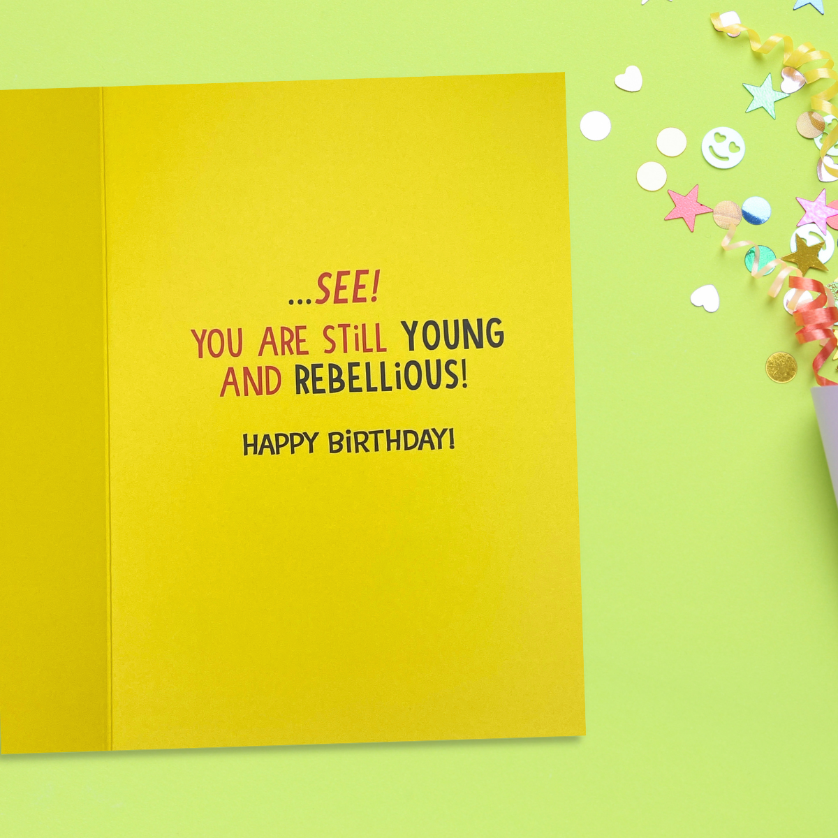 Funny Birthday Card - Giggles Do Not Open