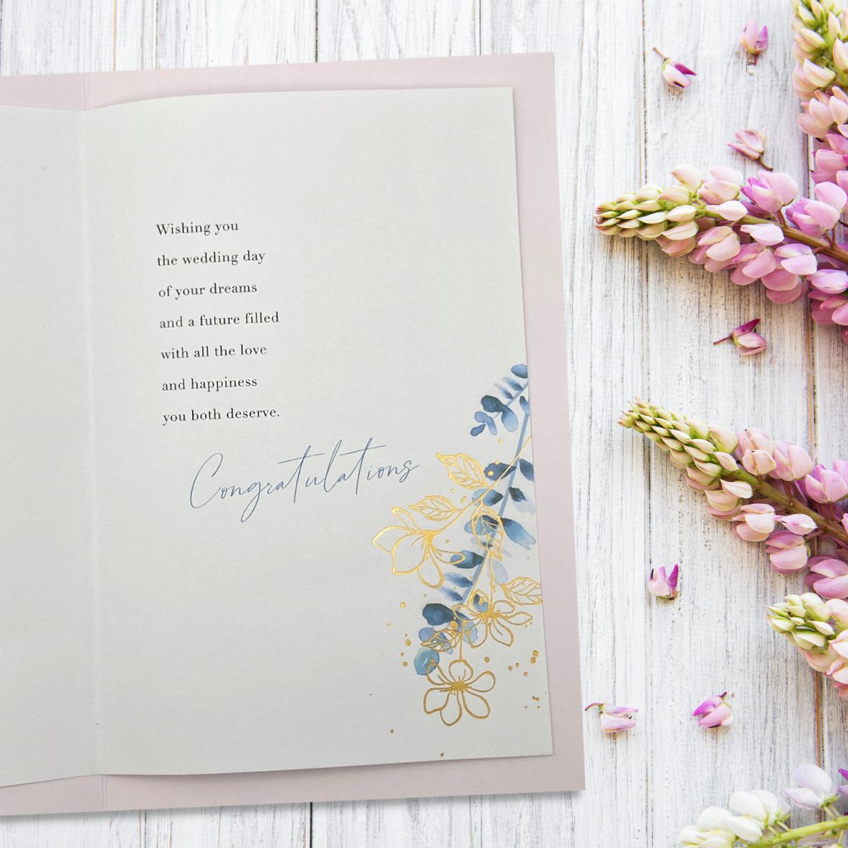 Inside image with full colour printed insert and verse