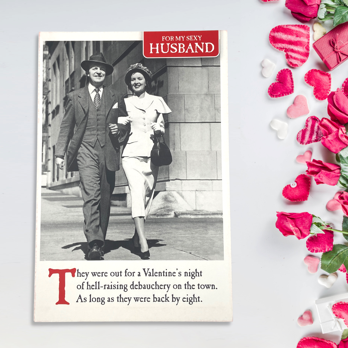 Husband Valentine's Day Card - Humour Debauchery