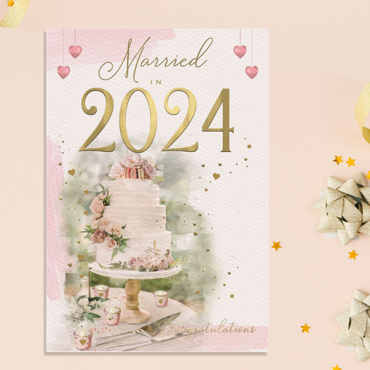 Married In 2024 Card