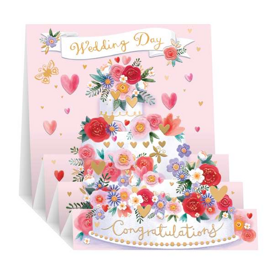 Wedding Day Card - Zig Zag