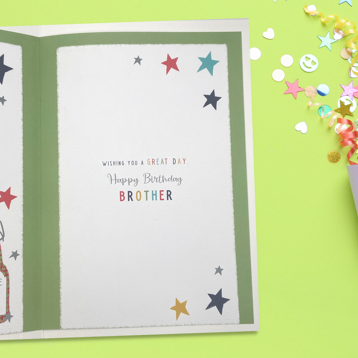 Inside image with full colour printed insert