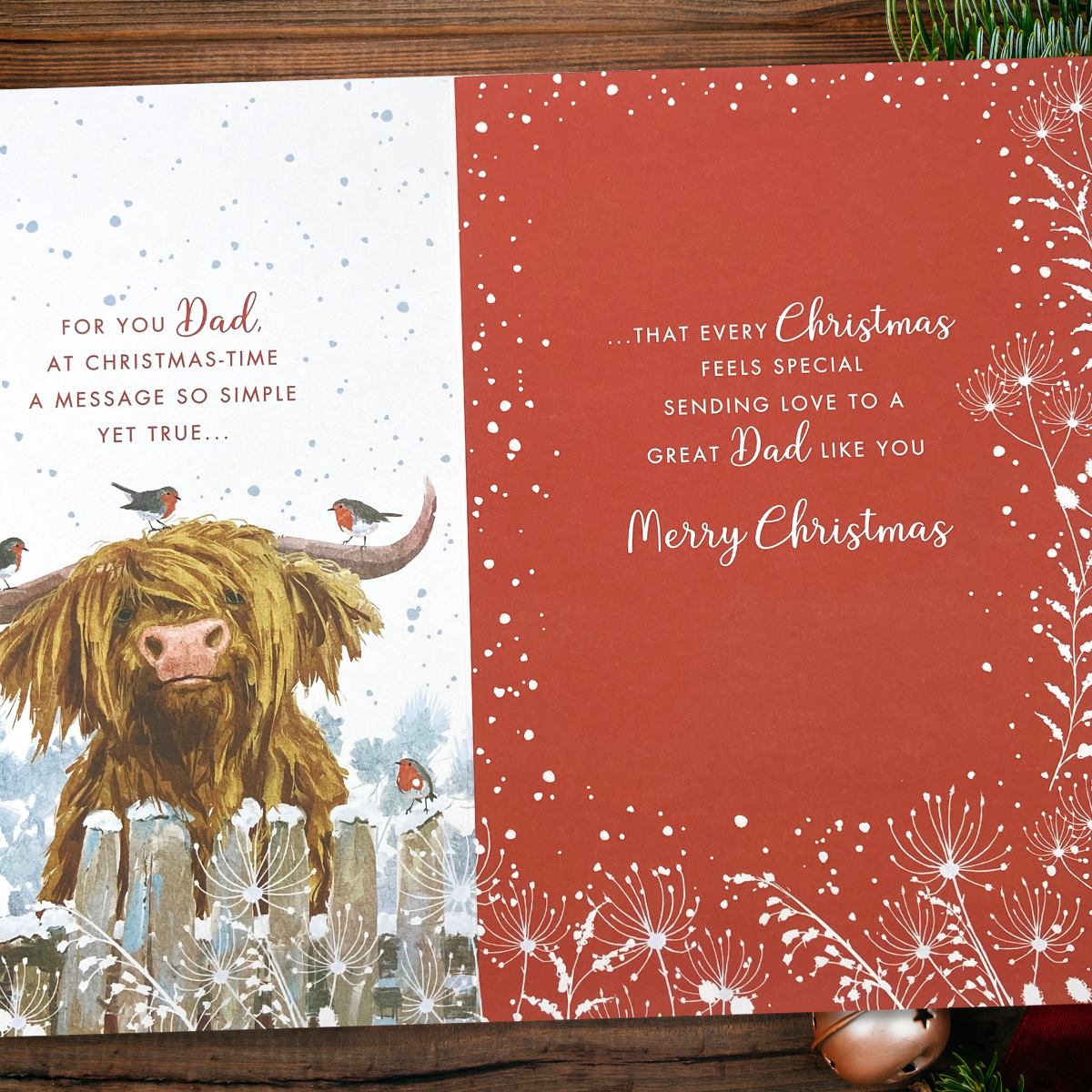 Inside image with full colour print and two pages of verse