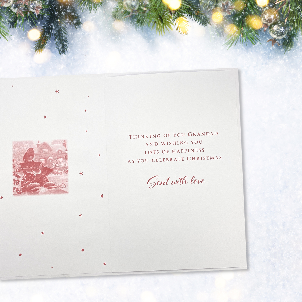 Inside image with red text and illustration