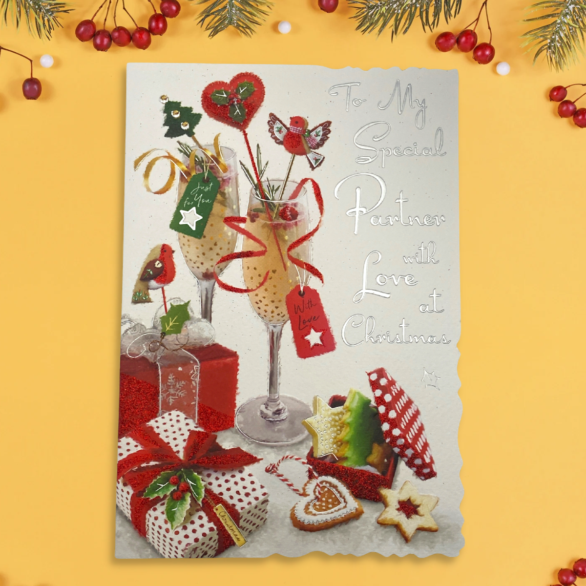 Partner Christmas Card Displayed In Full