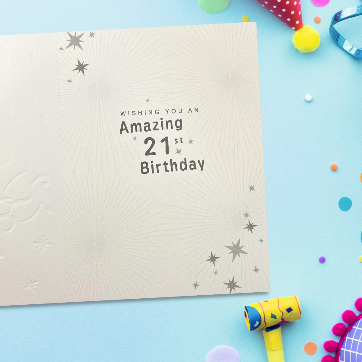 21st Birthday Card - Fella Birthday Box