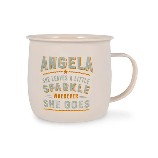 Outdoor Angela Mug shown without packaging.