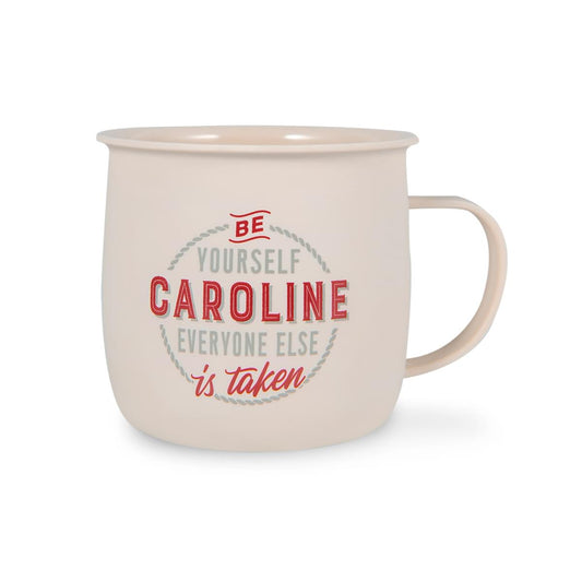 Outdoor Caroline mug shown without packaging.