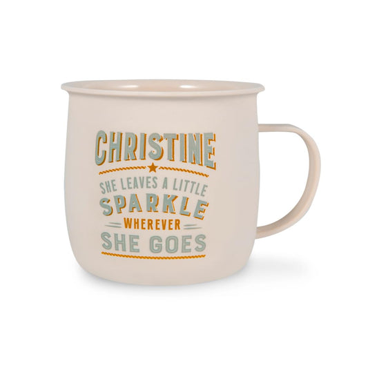Outdoor Christine Mug shown without packaging.