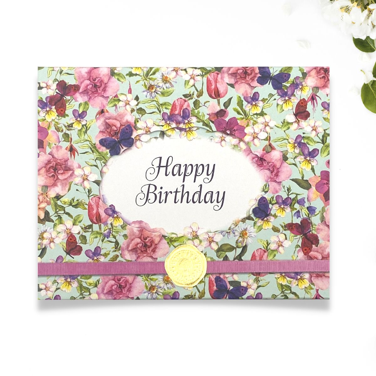 Notelets - 8 x Happy Birthday With Envelopes
