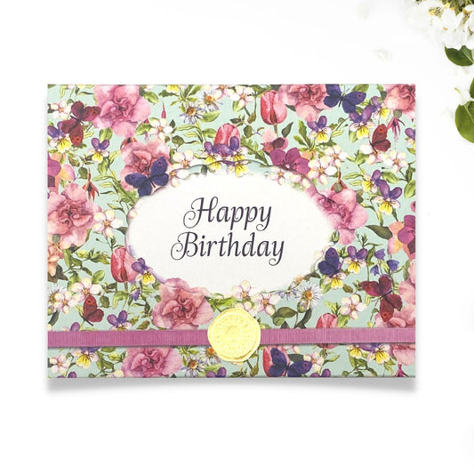 Notelets - 8 x Happy Birthday With Envelopes