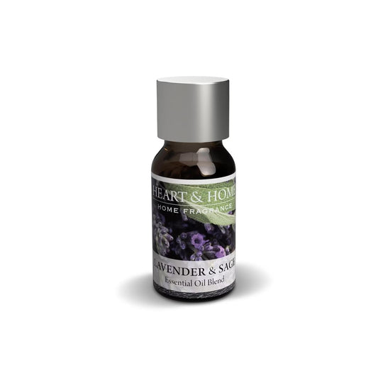 Image Showing A Bottle Of Lavender & Sage Essential Oil