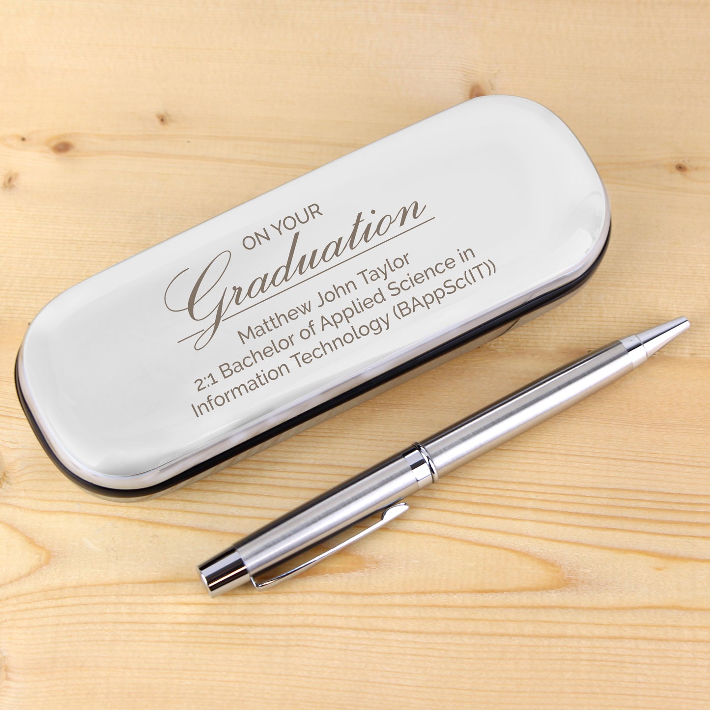 Personalised Graduation Pen & Box Set