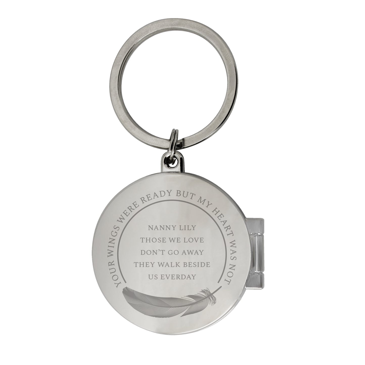 Personalised In Loving Memory Photo Keyring