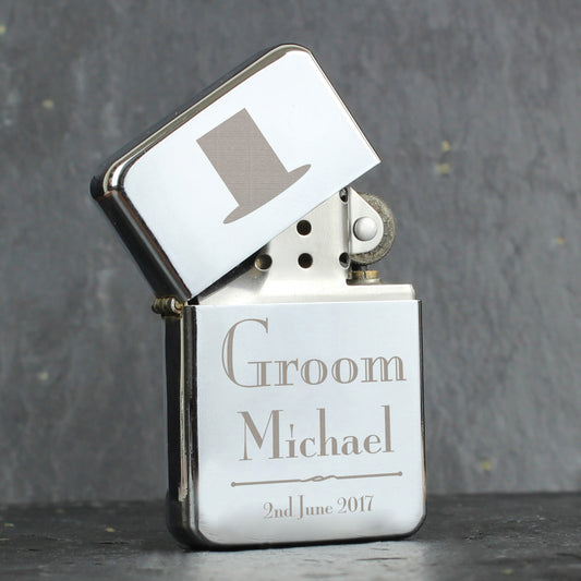 Personalised - Decorative Wedding Groom Lighter