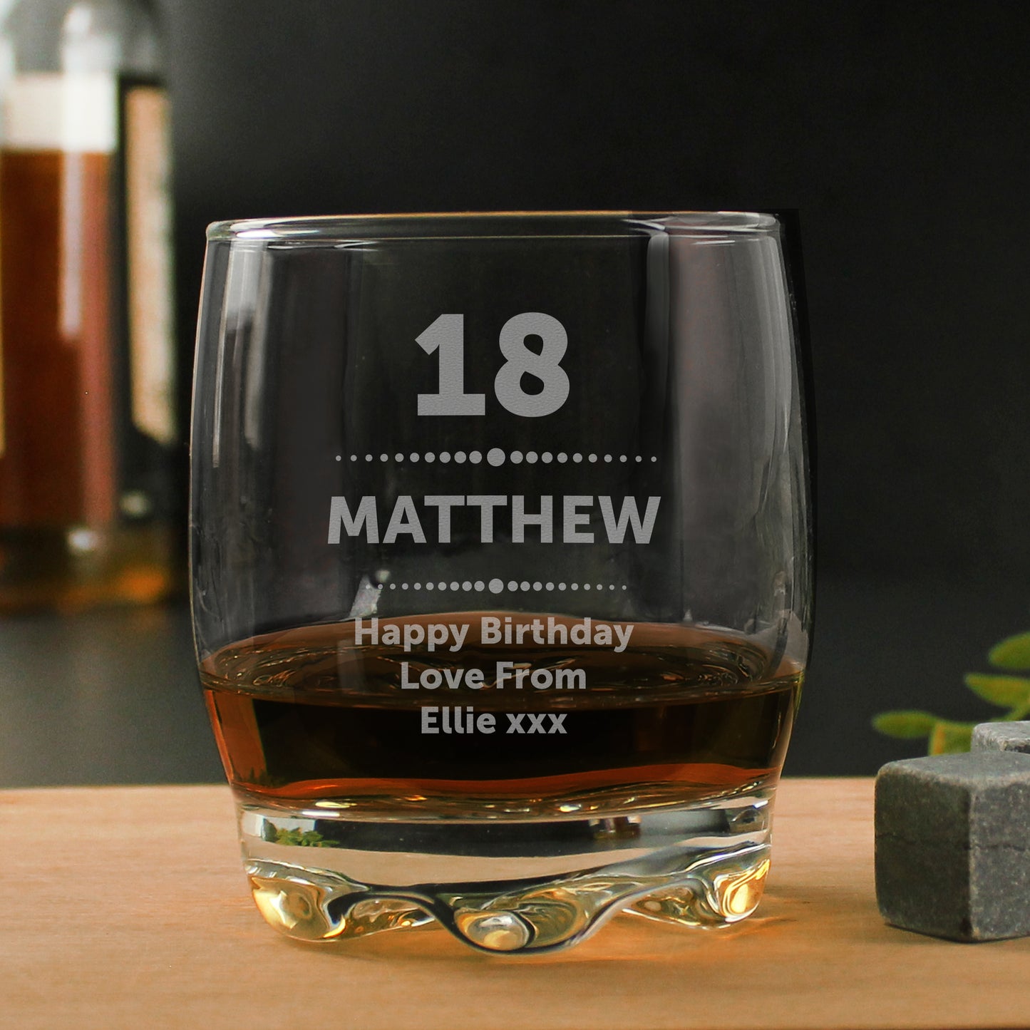 Personalised Whisky Glass