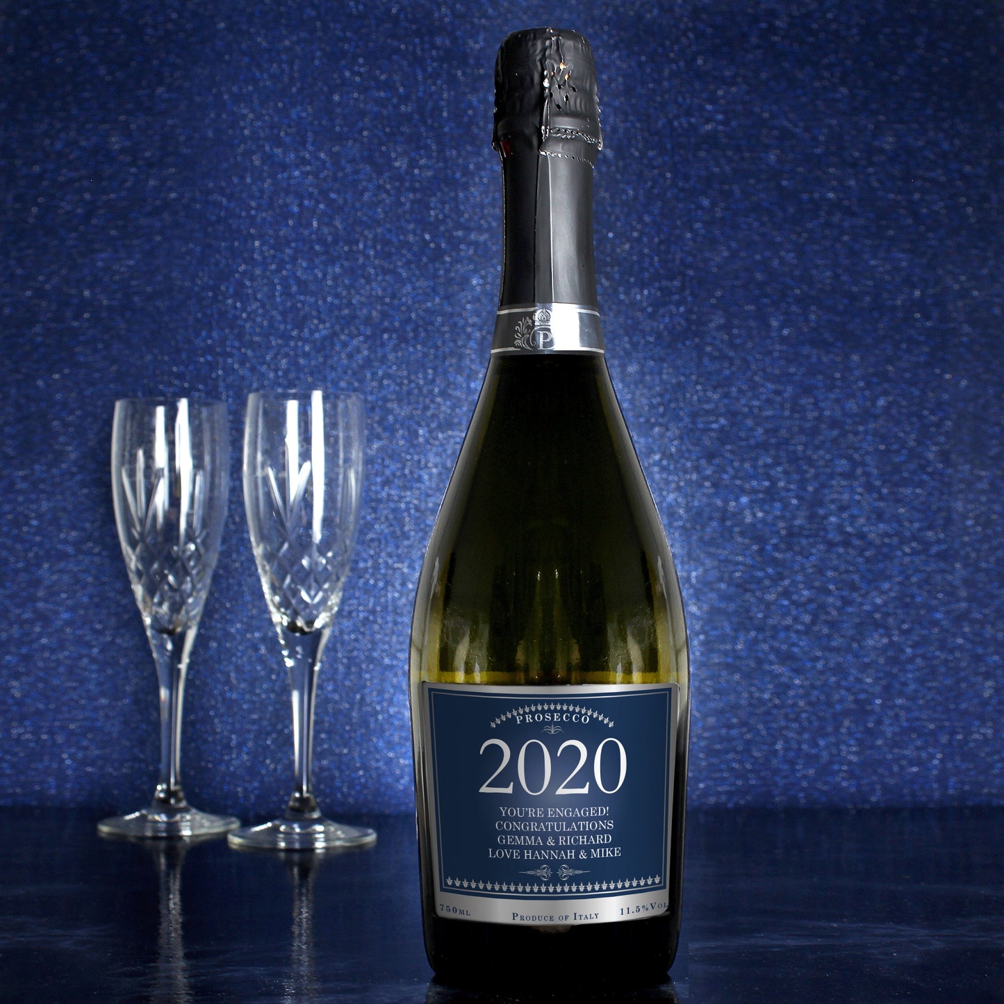 Anniversary Gift - Personalised Bottle of Prosecco