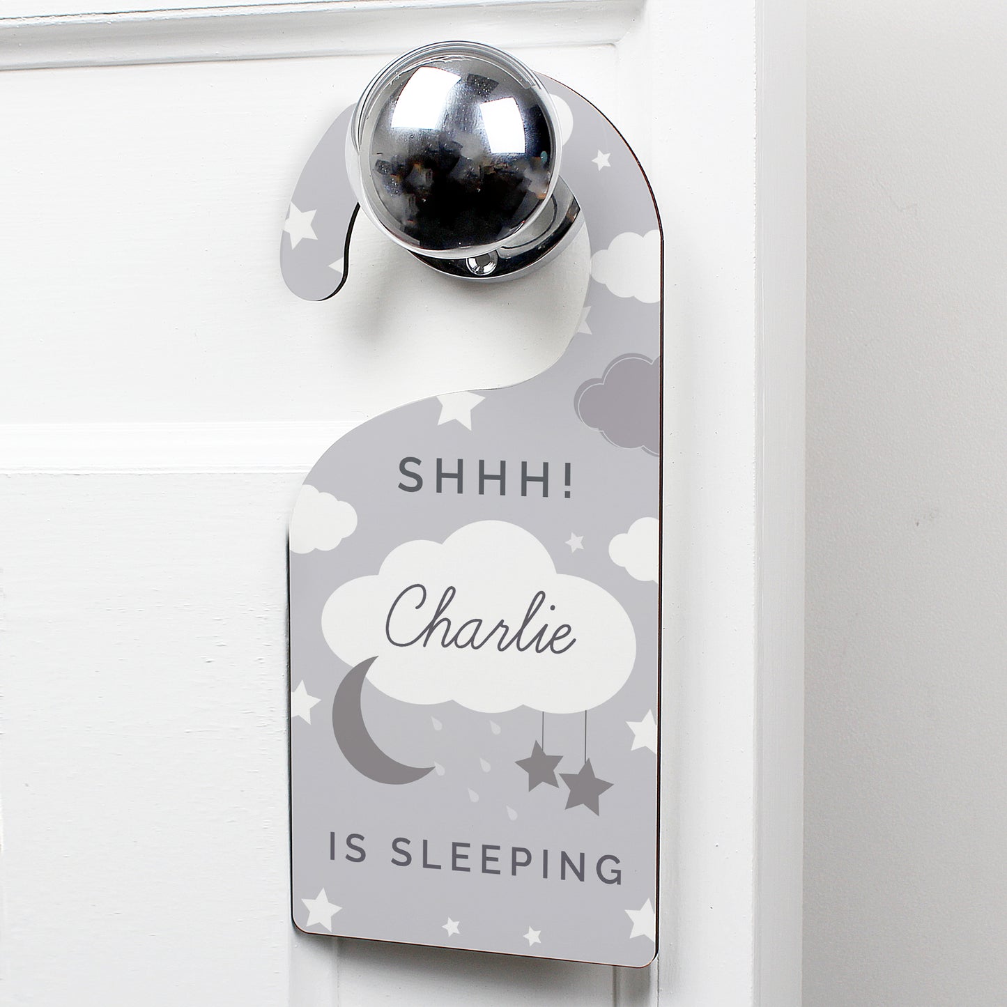 Personalised Moon & Stars Door Hanger