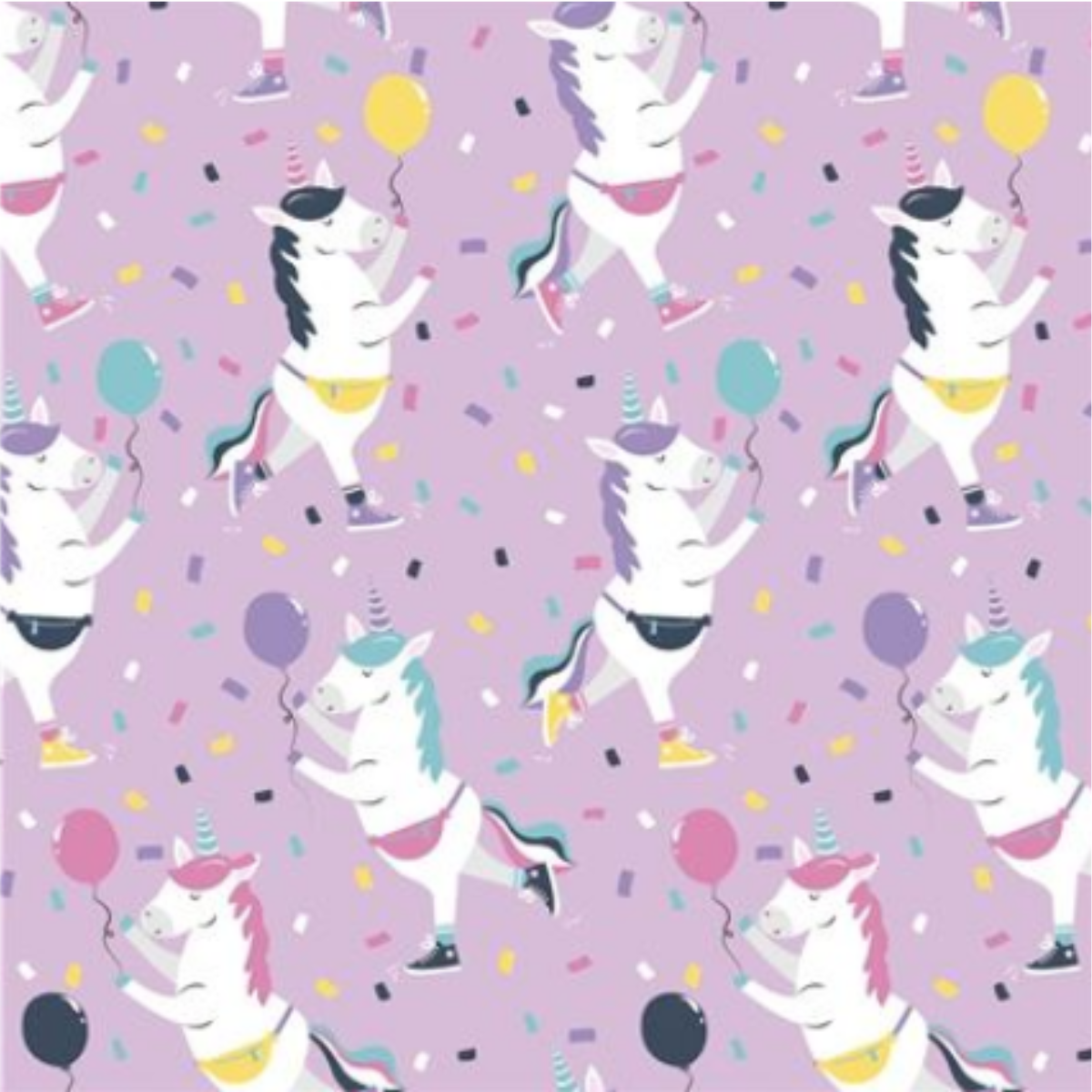 Unicorn Rollwrap Design Displayed In Full