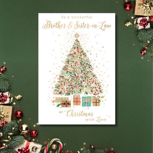 Brother & Sister-In-Law Christmas Card - Christmas Tree
