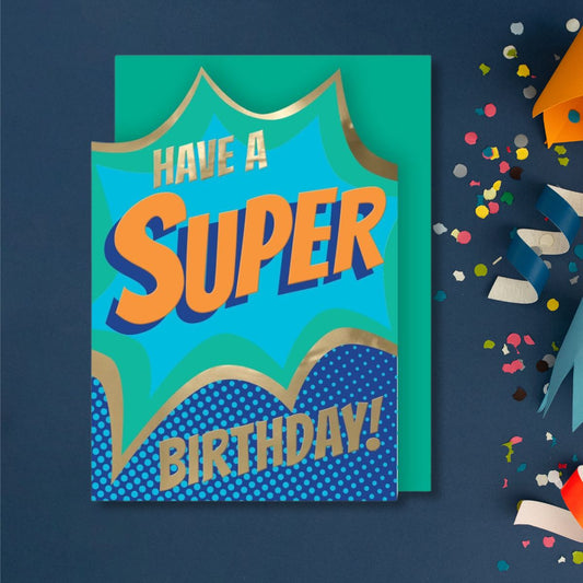Strike Birthday Card - Super Birthday