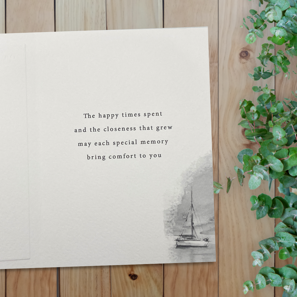 Sympathy Card Loss Of Husband - Waterside