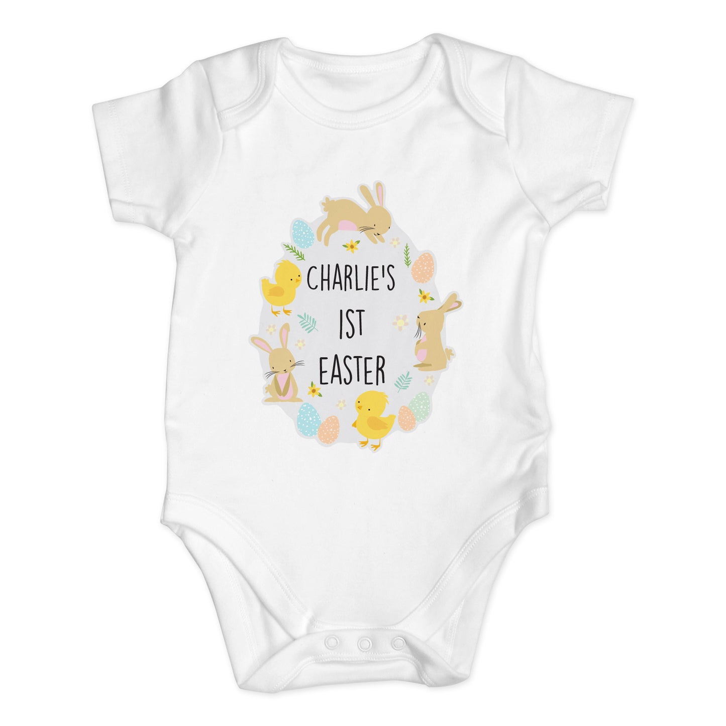 Personalised First Easter Baby Vest