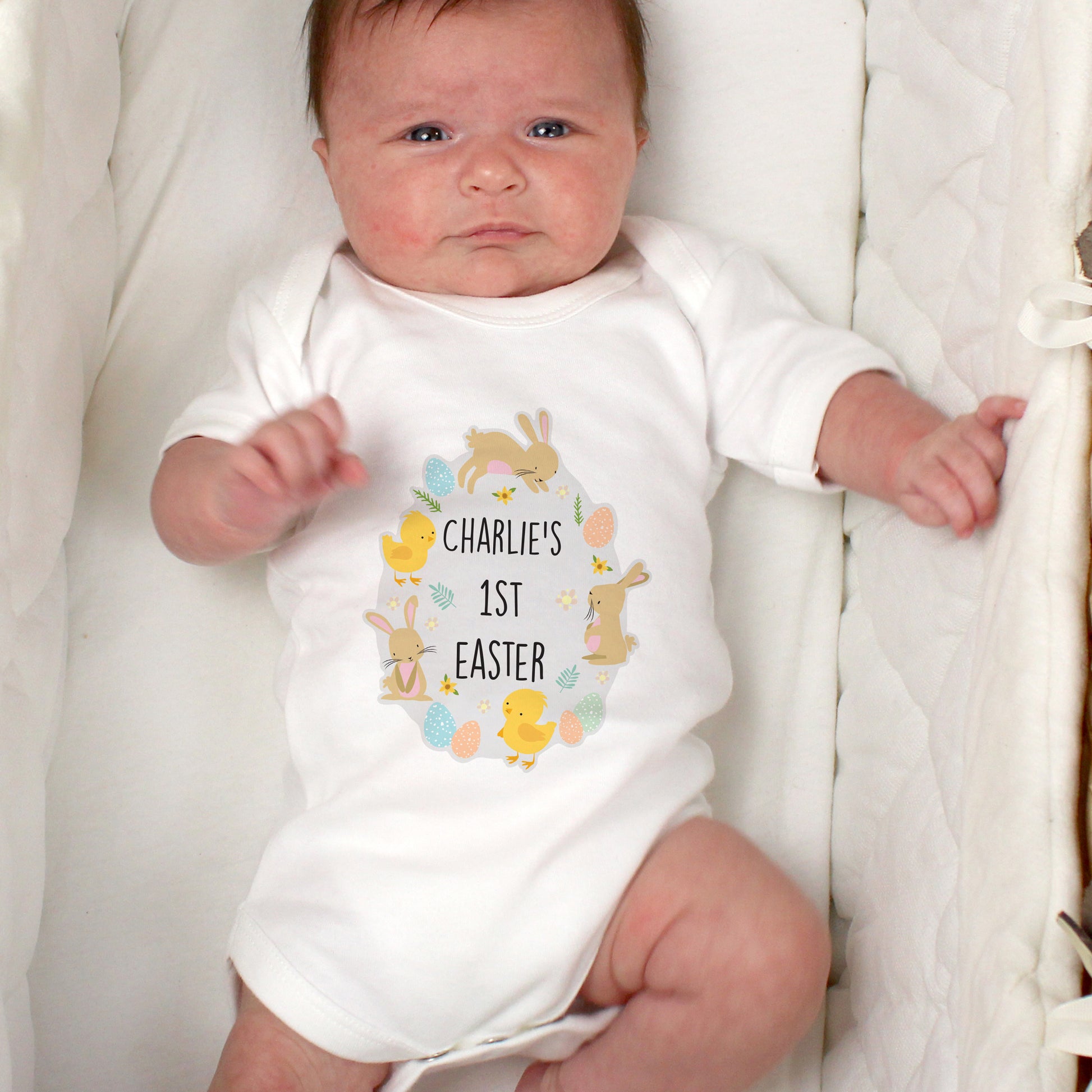 Personalised Easter Baby Vest