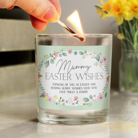 Personalised Easter Scented Candle