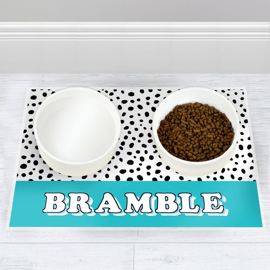 Personalised Pet Bowl Mat