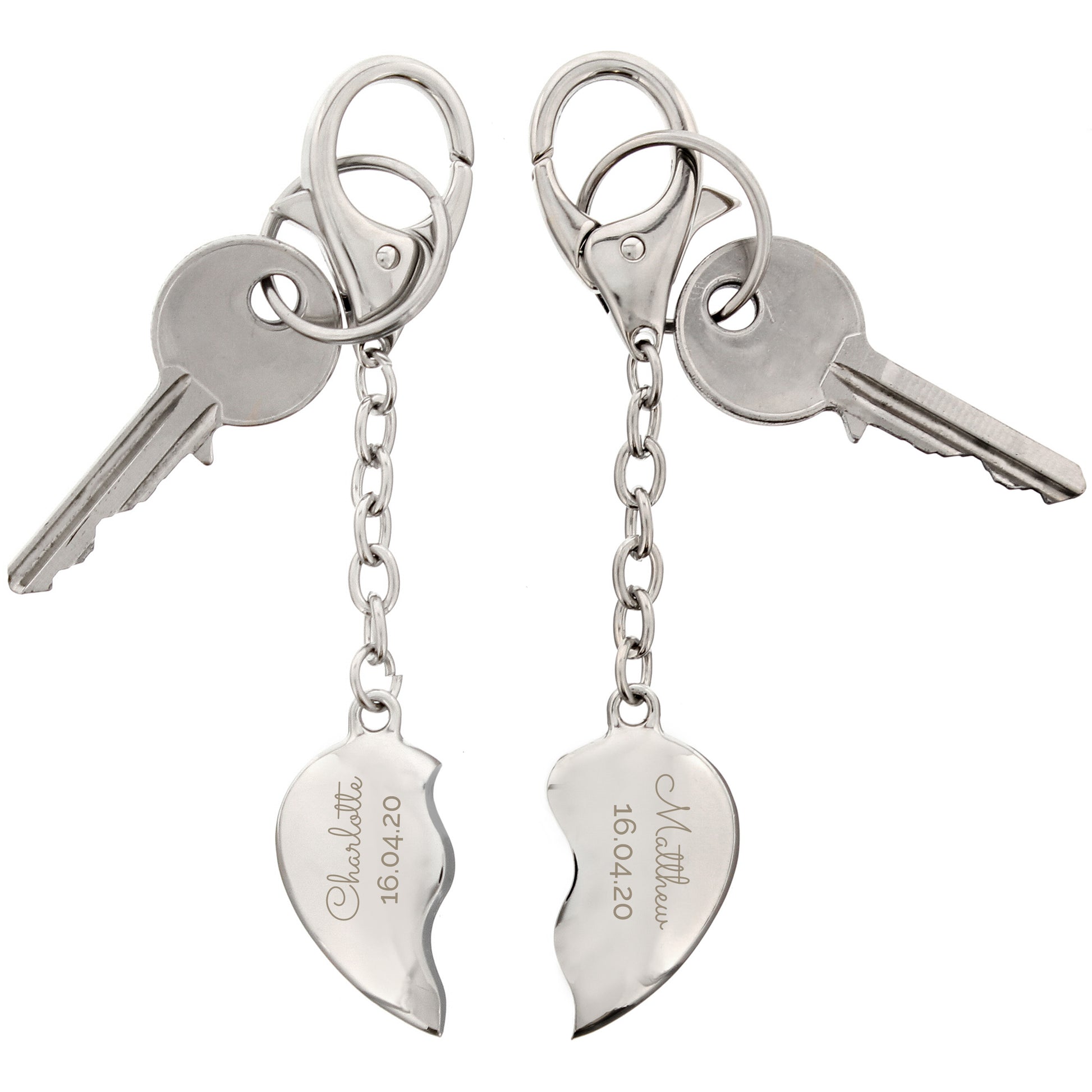 Personalised Valentine Keyring
