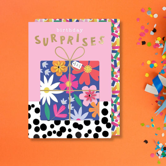 Wild Flower Birthday Card - Surprises