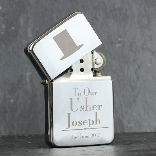 Personalised - Decorative Wedding Usher Lighter