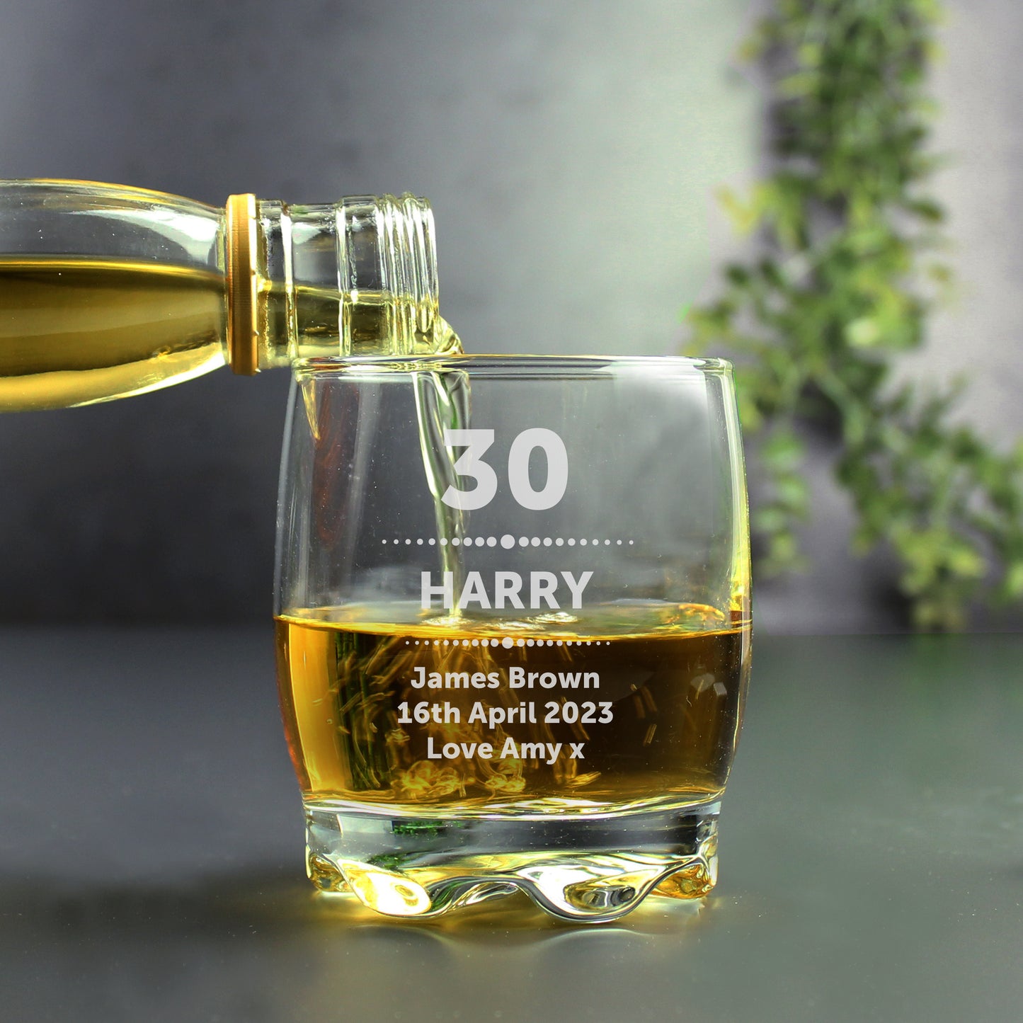 Personalised Whisky Glass