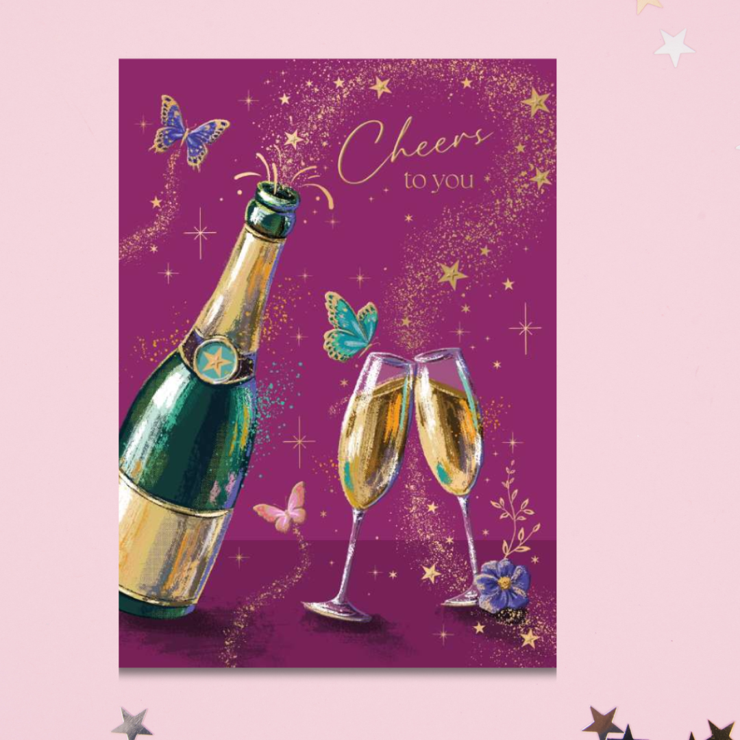 Sienna Birthday Card - Cheers To You