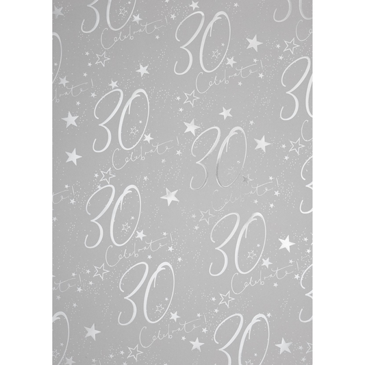 Giftwrap - Luxury Age 30 Wrapping Paper