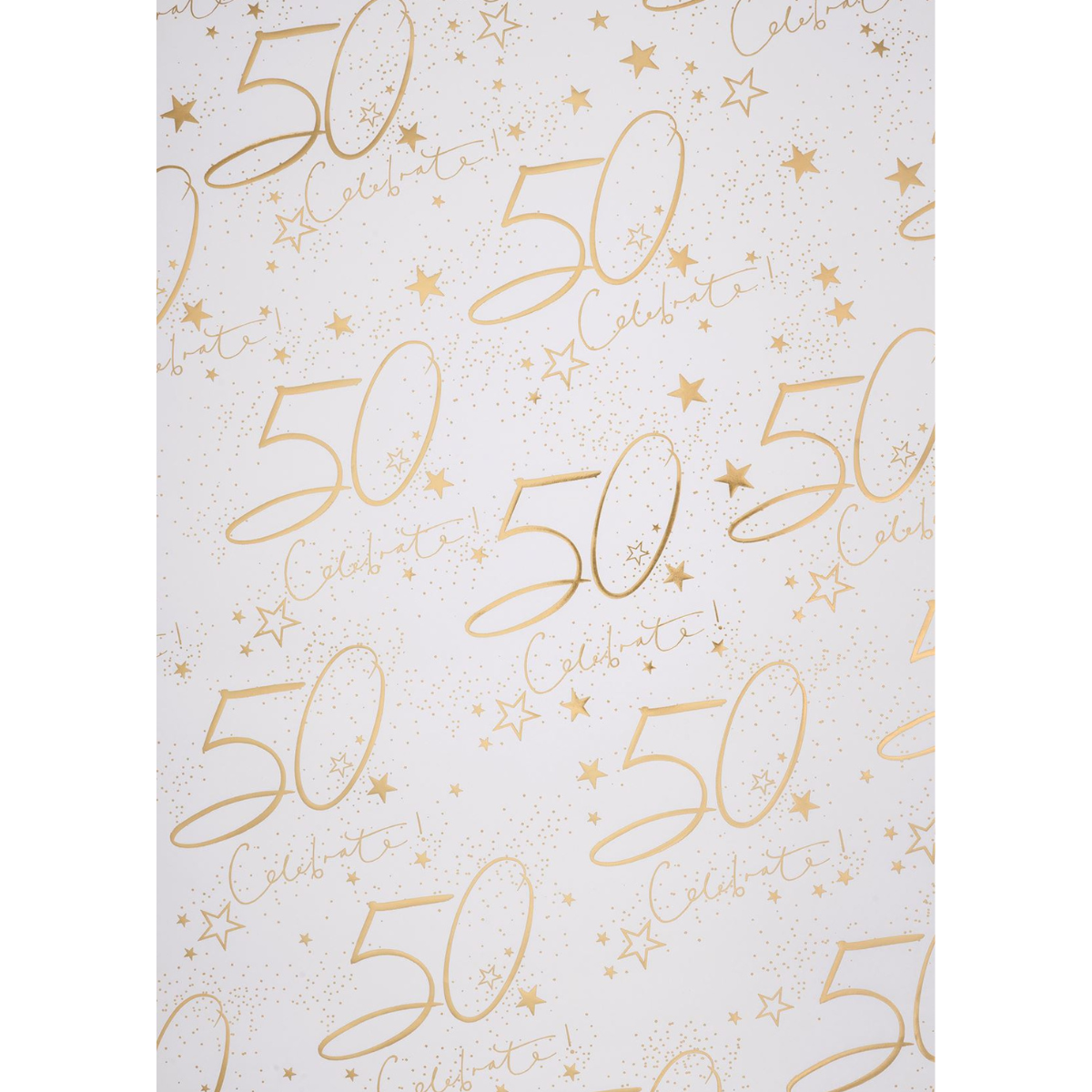 Giftwrap - Luxury Age 50 Wrapping Paper