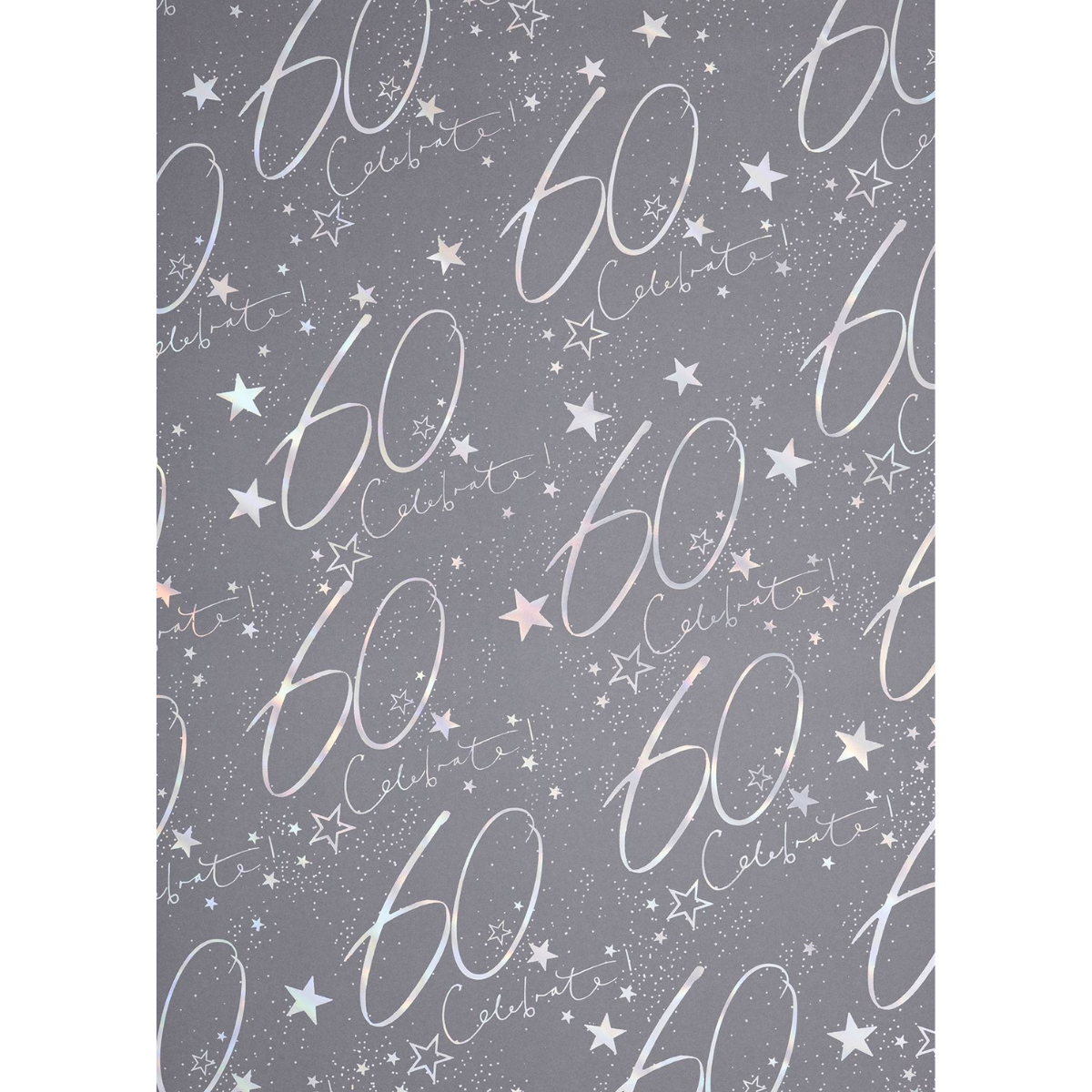 Giftwrap - Luxury Age 60 Wrapping Paper