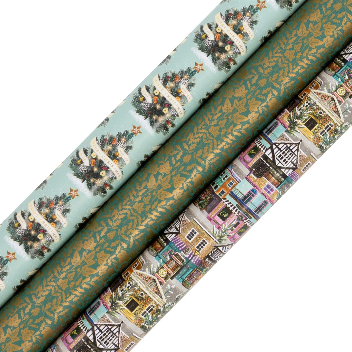 Christmas Rollwrap Collection - 3 x 4M Devine December
