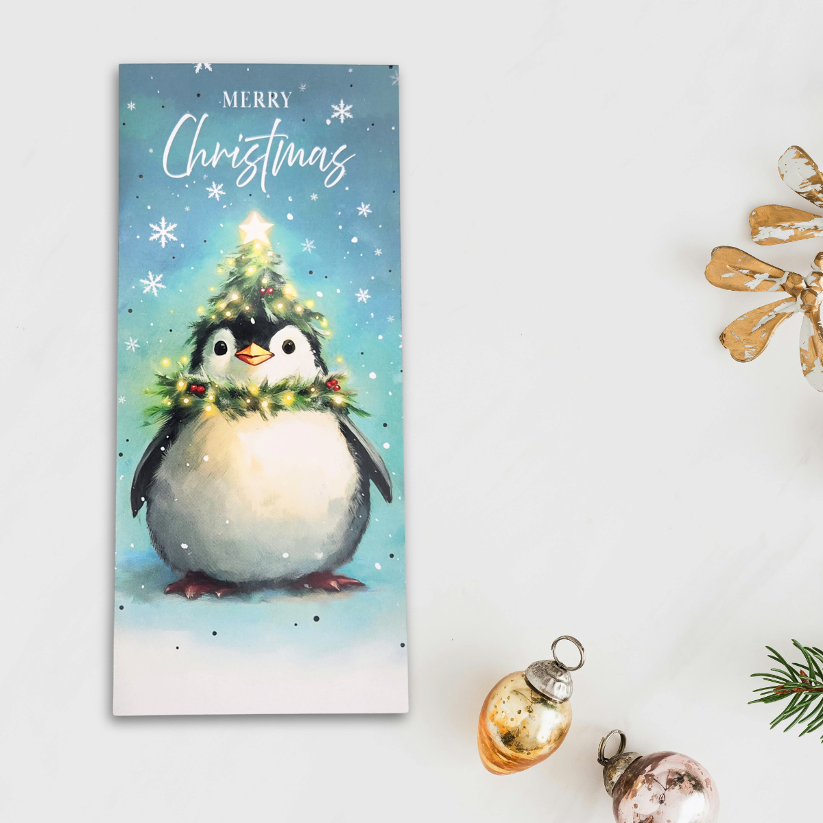 Money Wallet Christmas - Penguin