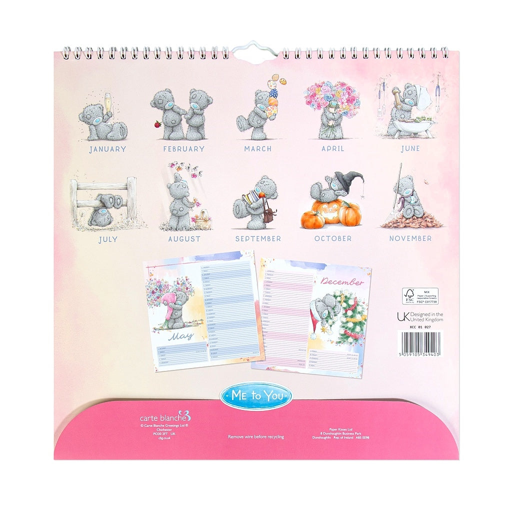 Me To You Calendar 2027 - Square Calendar