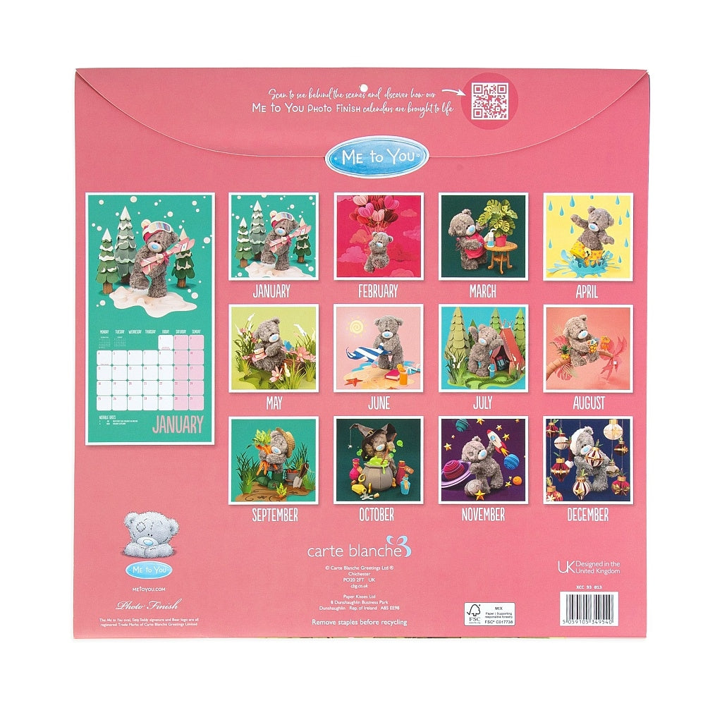 Me To You Calendar 2027 - Photo Finish