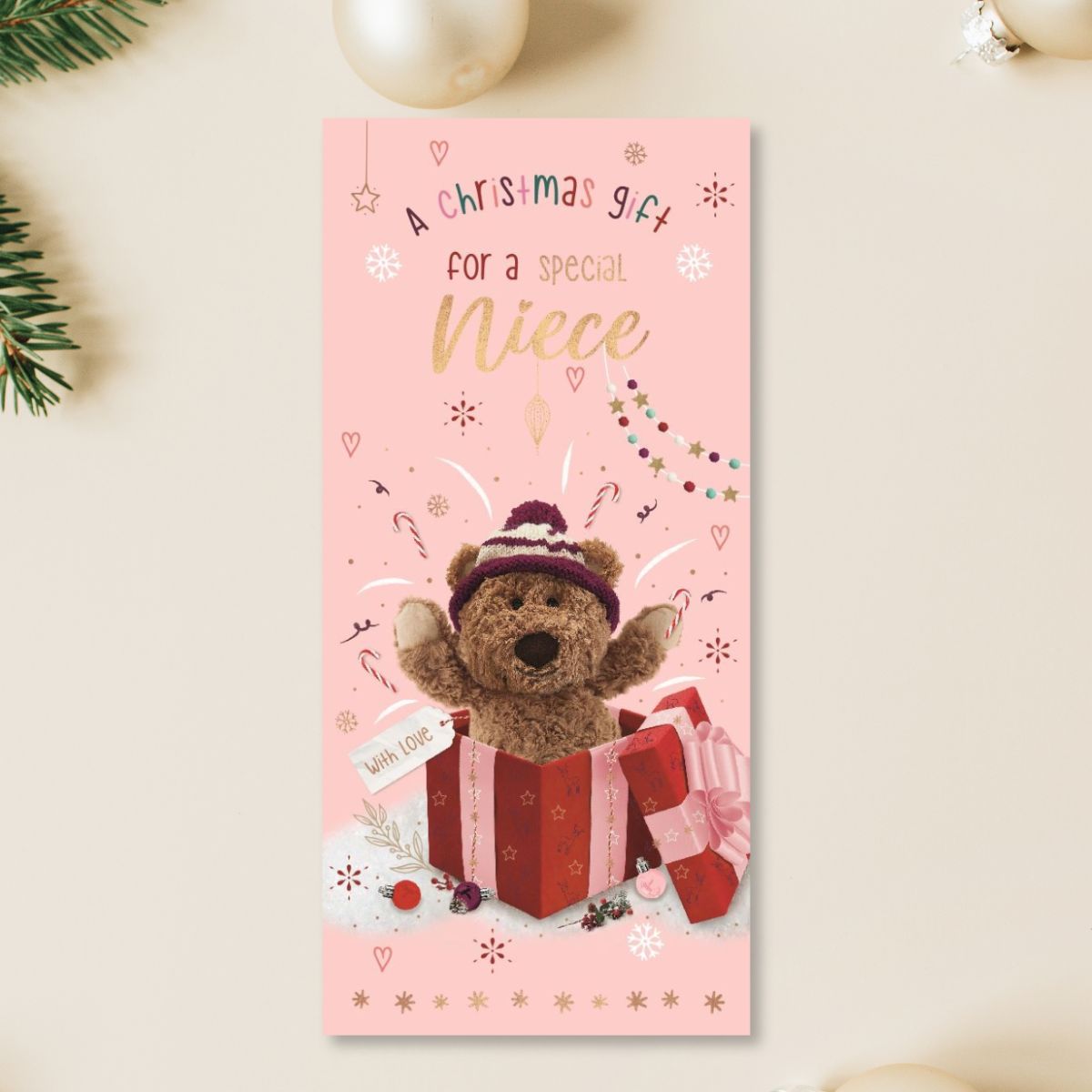 Money Wallet Christmas - Niece Barley Bear