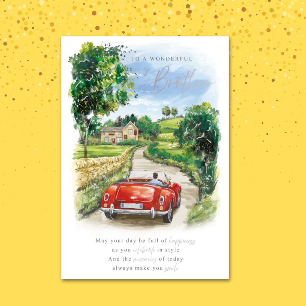Brother Birthday Card - Lasting Impressions Country Drive