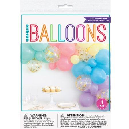 Balloon Kit - Pastel Rainbow Organic Garland