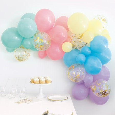 Balloon Kit - Pastel Rainbow Organic Garland