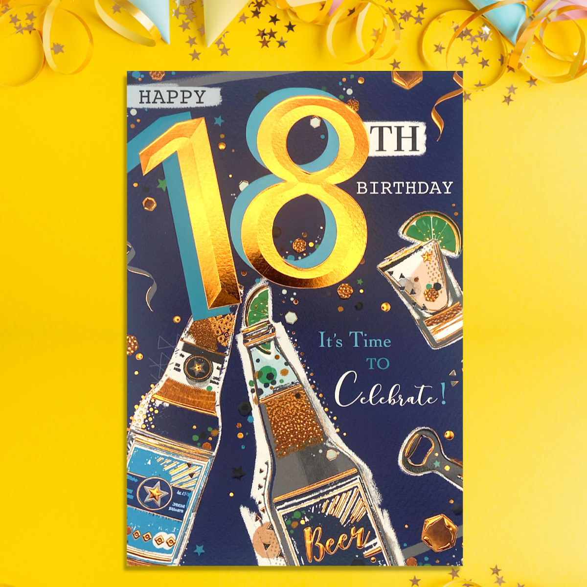 18th Birthday Card - Signature Beer