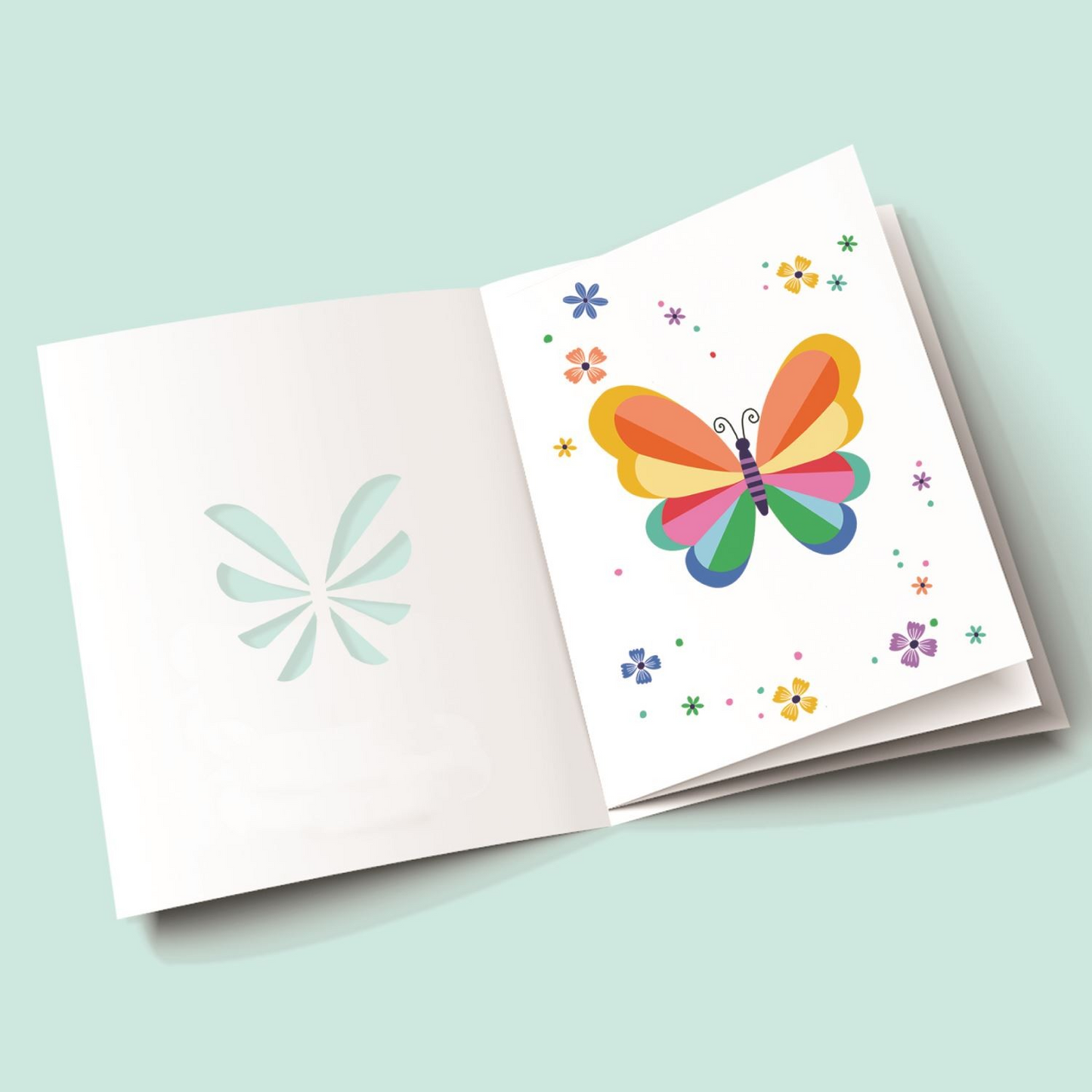 Sorbet Sunshine Birthday Card - Butterfly