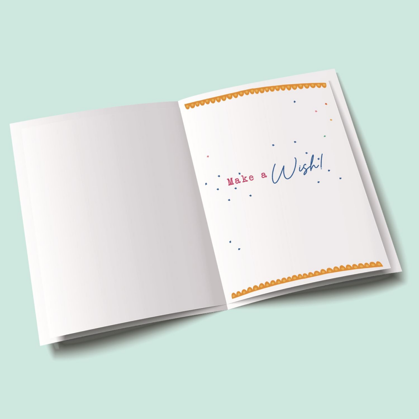 Sorbet Sunshine Birthday Card - Cake